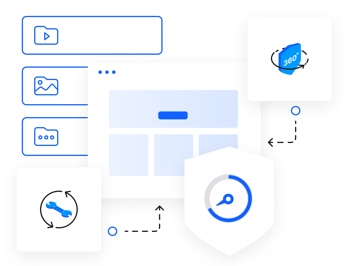 Monitor web assets via comprehensive full site check